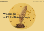 De allereerste PR Publieksprijs laat voortaan het publiek de winnaars bepalen