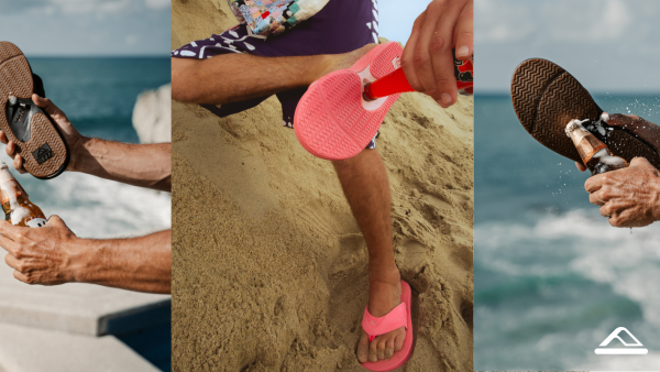 Succes van sandaal met ingebouwde flesopener zet door