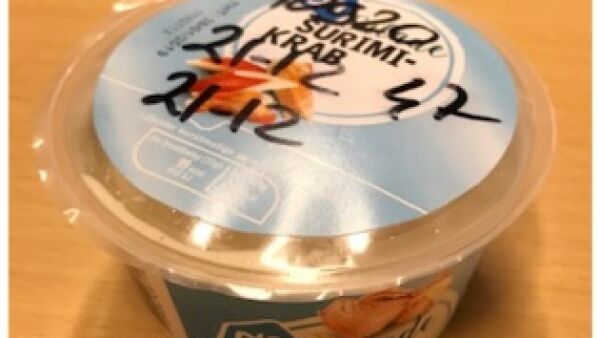 Productwaarschuwing AH Surimi krabsalade Albert Heijn