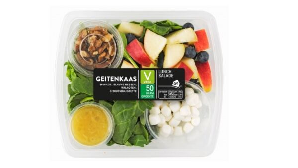 Veiligheidswaarschuwing AH Lunchsalade geitenkaas met spinazie