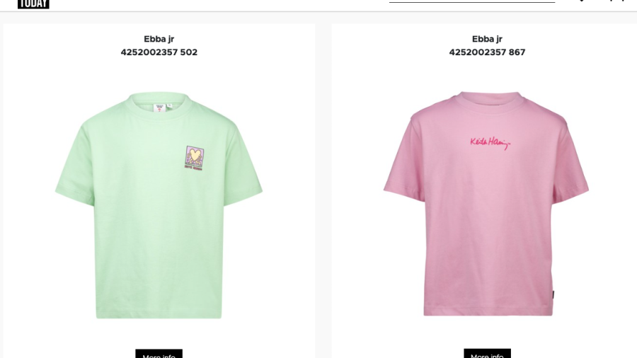 Veiligheidswaarschuwing: America Today haalt Keith Haring-artikelen uit de handel