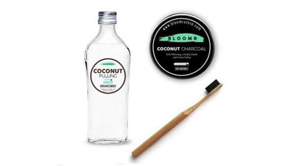Natuurlijk alternatief voor mondwater met BLOOMR Coconut Pulling