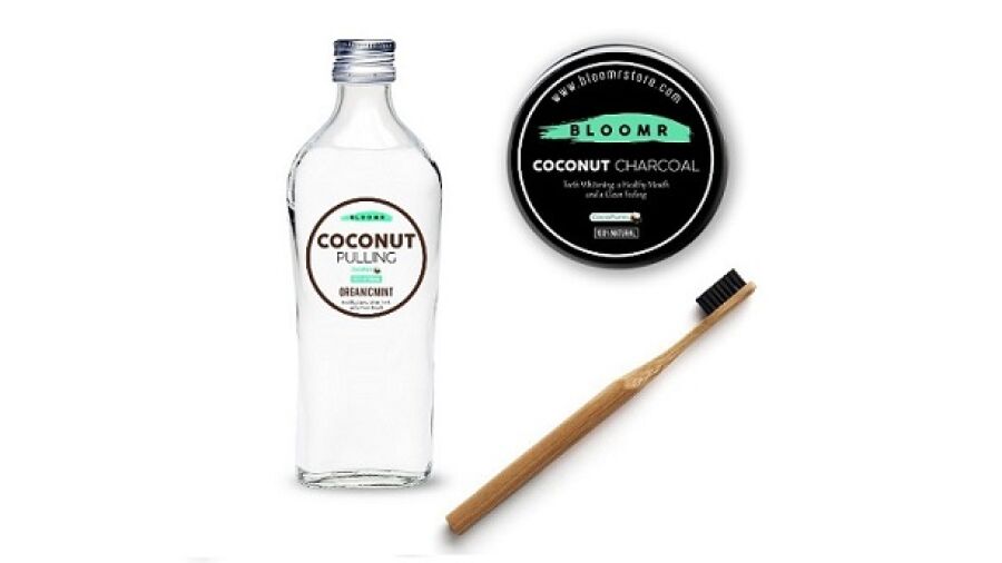 Natuurlijk alternatief voor mondwater met BLOOMR Coconut Pulling