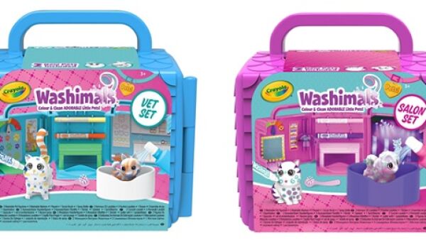 Crayola presenteert gloednieuwe  Washimalsets