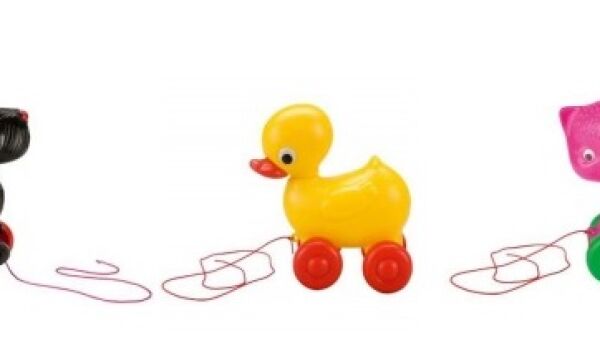 Veiligheidswaarschuwing trekdier hond, eend en kat