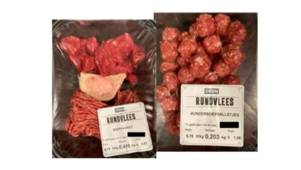 Veiligheidswaarschuwing DEEN rundersoepballetjes 190 gram en DEEN soeppakket ca. 400 gram