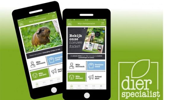 Dierspecialist App met vele, handige functionaliteiten voor huisdiereigenaren
