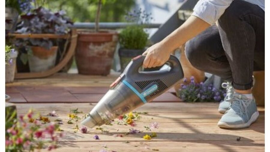 Nieuw: tuinstofzuiger op accu