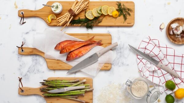 Koksmes met een milieuvriendelijk heft van tarwegras