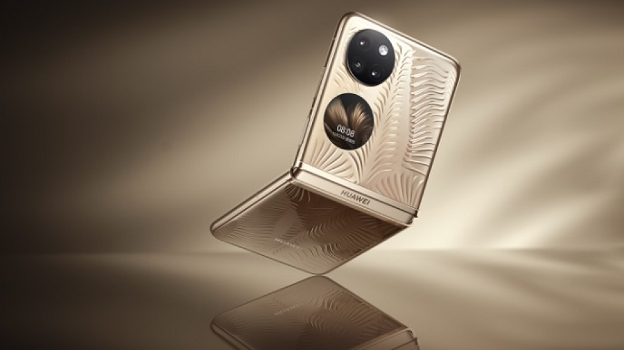 HUAWEI combineert met de HUAWEI P50 Pocket, fashion met technologische esthetiek en slimme fotografie