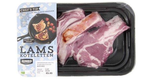 Productwaarschuwing Jumbo Chef’s tip lamskotelet