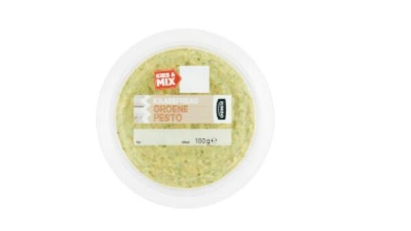 Veiligheidswaarschuwing Jumbo Kaasspread Groene Pesto