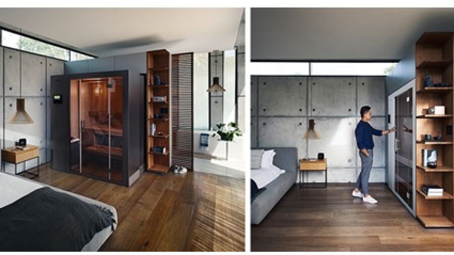 Saunaliefhebbers opgelet – uitschuifbare KLAFS S1 SAUNA voor elke ruimte in huis