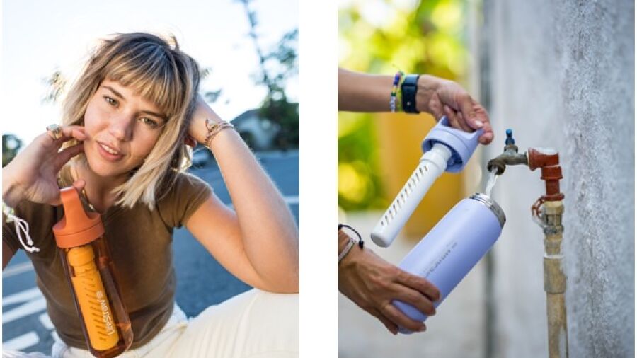 Van jungle tot kantoor, altijd schoon water met slimme drinkfles