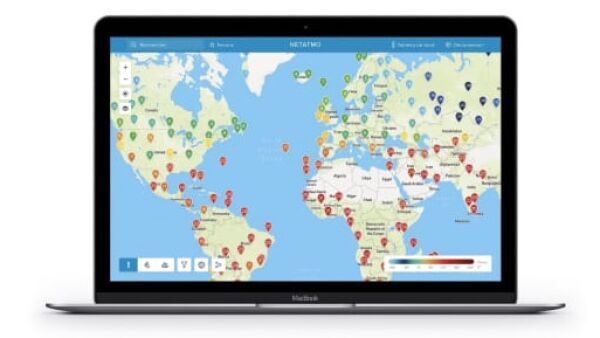 Lastminute-uitstapjes organiseren wordt gemakkelijker dankzij de Netatmo Weerkaart