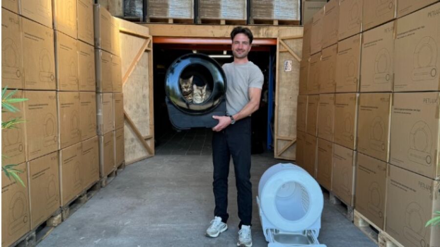 duizenden kattenliefhebbers ontwerpen slimste kattenbak ter wereld