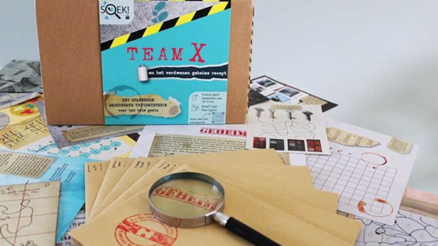 SOEK! Familiespel – een coöperatief brieven mysterie voor het hele gezin