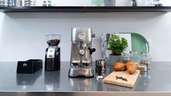 Compacte en stijlvolle espressomachine