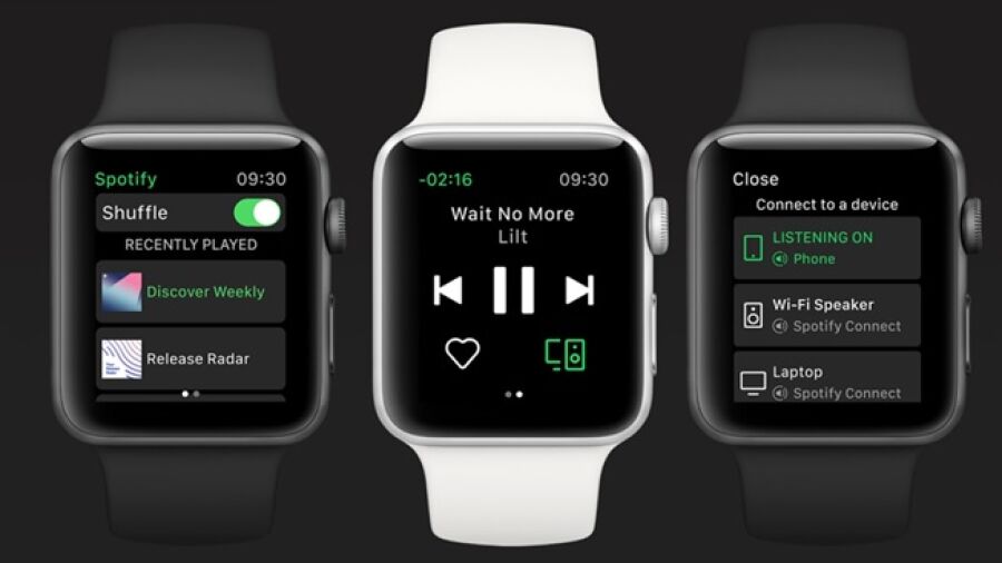 Spotify introduceert app voor Apple Watch