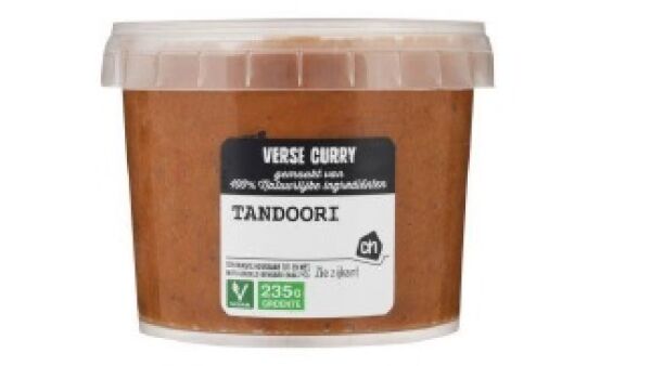Veiligheidswaarschuwing AH Verse curry Tandoori 300 gram