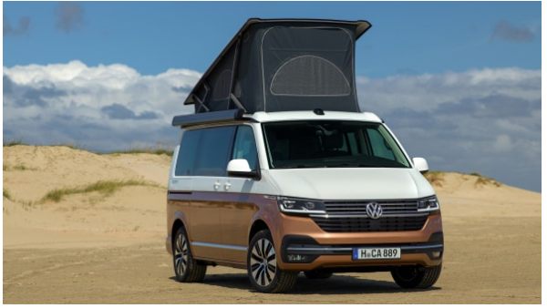 Volkswagen Bedrijfswagens trekt doek van California 6.1
