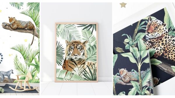 Exotische wallpaper- en postercollectie