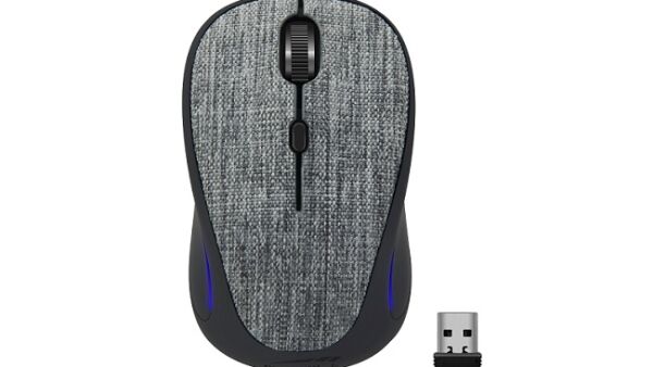 Nieuwe stille muis bekleed met textiel