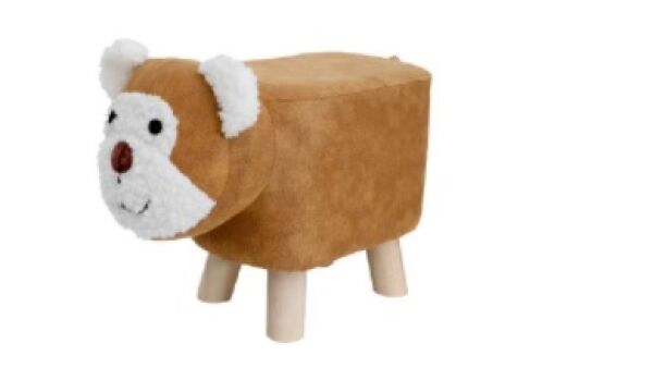 Veiligheidswaarschuwing Poef beer poly-hout Action