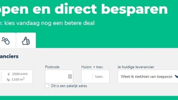 Overzichten van alle energieleveranciers