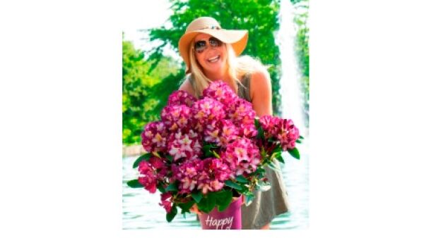 Happy in de tuin