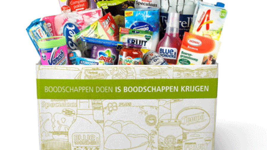 Sparen voor gratis boodschappenpakket bij PLUS