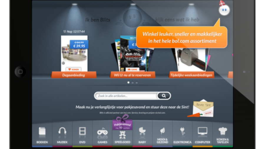 Blits – app voor bol.com laat kinderen verlanglijstje naar Sint in Spanje sturen