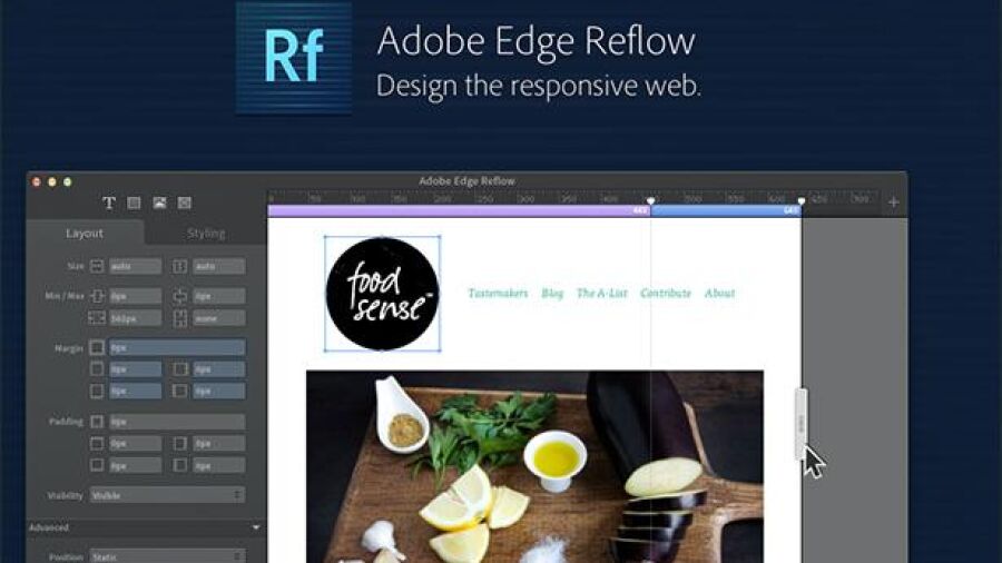 Tool om websites voor schermen van diverse formaten mee te maken