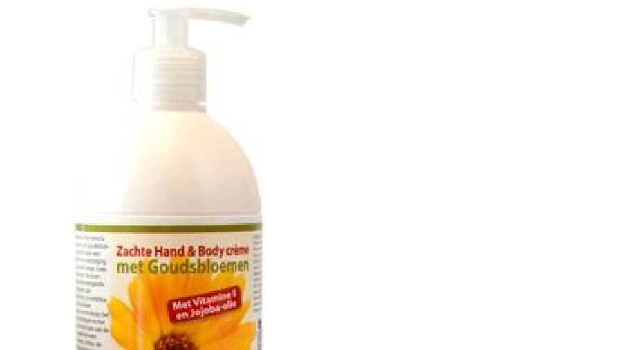 Hand- en bodycríÂme, vooral voor broze, ruwe en schrale huid