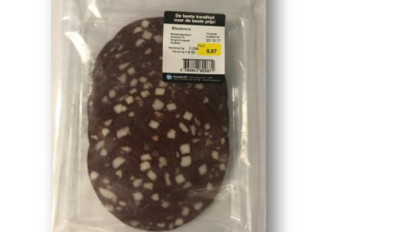 Belangrijke veiligheidswaarschuwing Hoogvliet bloedworst