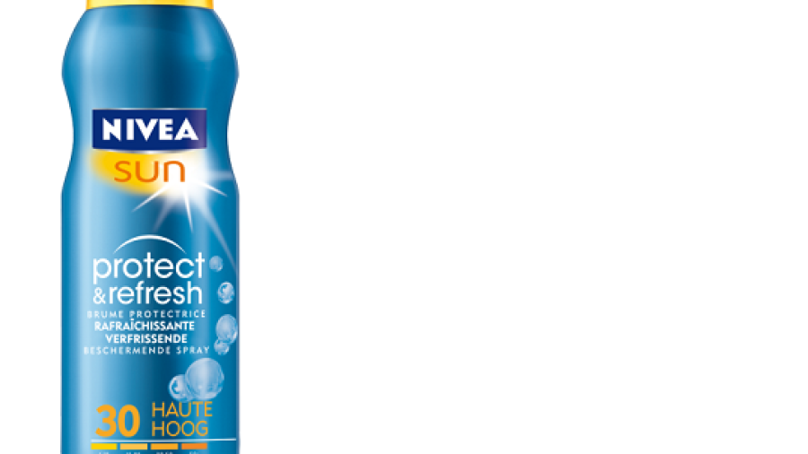 De eerste transparante zonbescherming met verkoelend effect