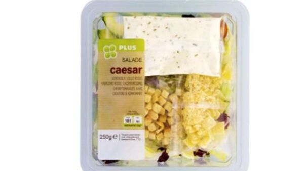 Veiligheidswaarschuwing PLUS Salade caesar 250 gram