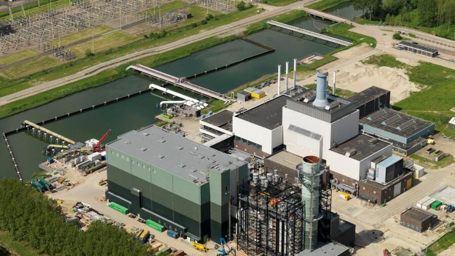 Nieuwe Nuon warmtekrachtcentrale Diemen levert eerste stroom
