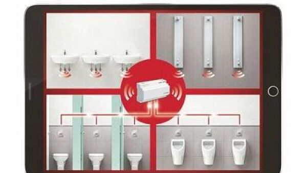 Elektronisch watermanagementsysteem vergemakkelijkt beheer van sanitaire ruimtes