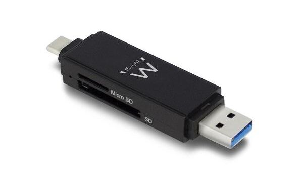EW1075 USB Type C Type A Micro SD SD Kaartlezer
