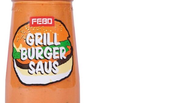 Limited edition FEBO grillburgersaus verkrijgbaar in pot