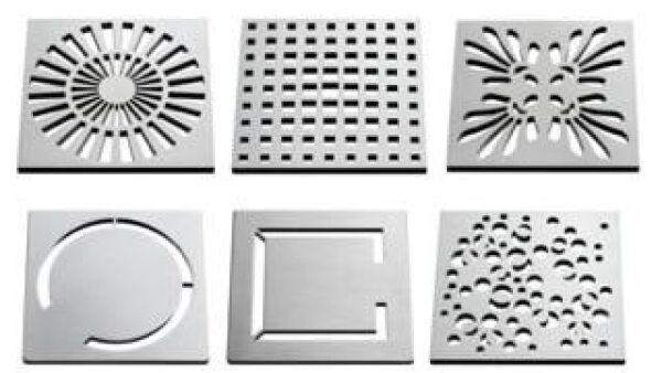 Vierkante doucheputten krijgen extra allure met Geberit designroosters