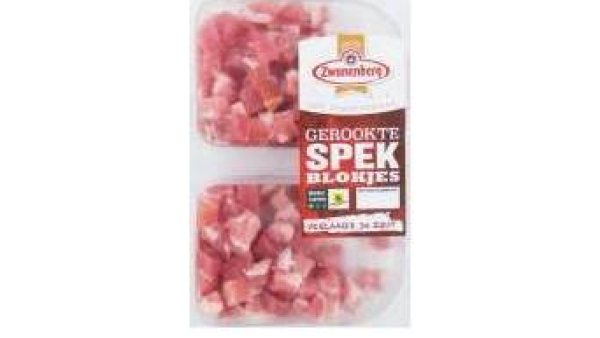 Veiligheidswaarschuwing gerookte spekblokjes Zwanenberg Food Group