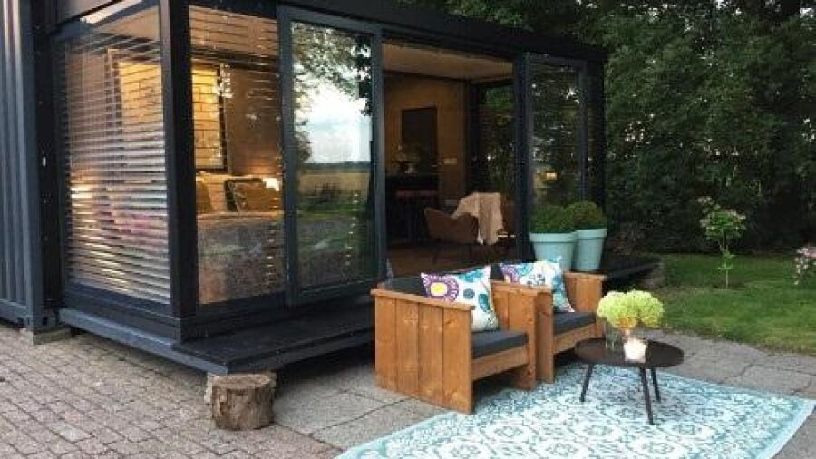 Glamtainer introduceert unieke uitschuifbare zeecontainer