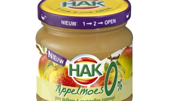 HAK zet succesvolle suikerreductie in appelmoes door