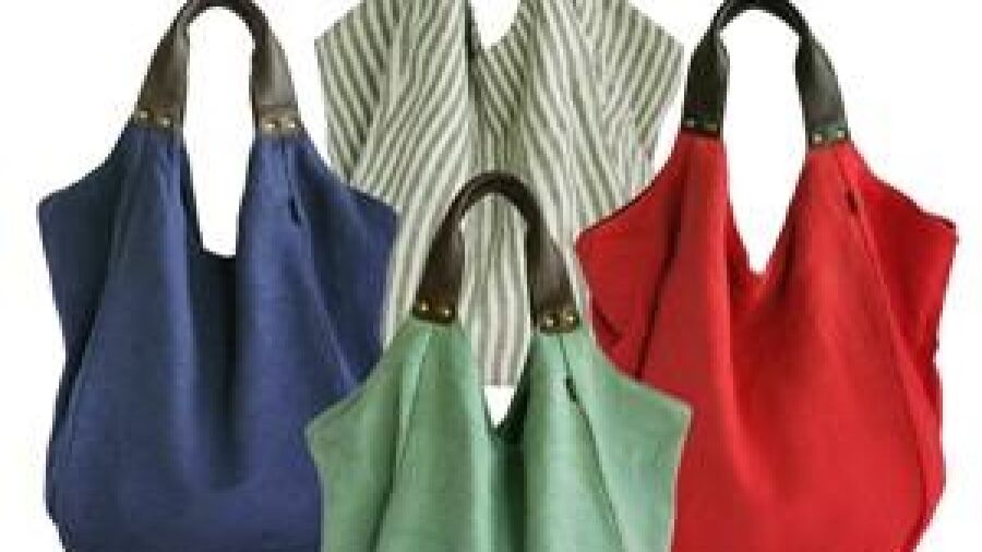 Hippe zomerse design tassen van handgeweven katoen uit Nepal