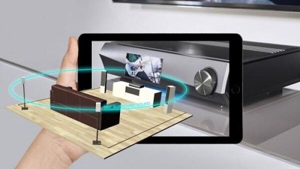 Denon past augmented reality toe in de HEOS 3D app