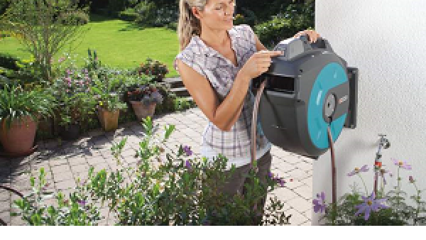 Slimme slang in de tuin