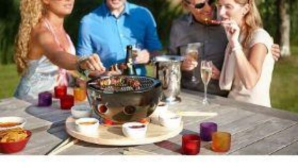 Tafelbarbecue voor balkon of terras