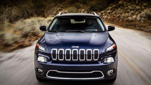 Jeep licht sluiertipje nieuwe Cherokee op